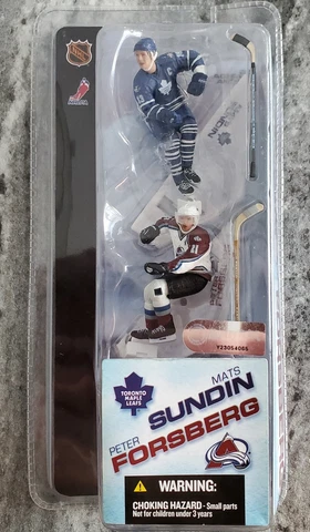 McFarlane SportsPicks Miniatures Mats Sundin & Peter Forsberg 3" Action Figures Cover