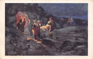 AL4-236) CARTOLINA SEPOLTURA CORPO GESU'  - Picture 1 of 2