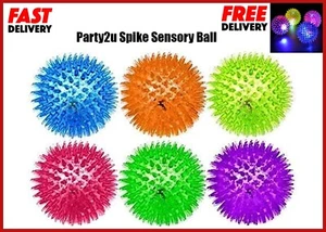 Blinkender sensorischer Spike leuchten Kinder Baby Disco hüpfende Quetschbälle Autismus  - Bild 1 von 5