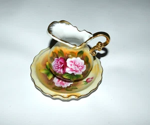 Vintage Enesco Porzellan klein handbemalt für Puppen Krug & Schale Japan E2359 - Bild 1 von 4