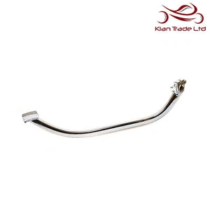 Pedale freno posteriore moto cromato per moto Enfield Bullet - Foto 1 di 4