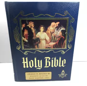 Sagrada Biblia de Colección Familia Reliquia KJV Maestro Masón Masónico Edición Carta Roja - Imagen 1 de 24