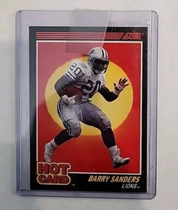 Tarjeta Score Barry Sanders Hot 1990 #3 - Imagen 1 de 2