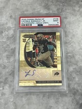 2020 Panini Prizm Laviska Shenault Jr Rookie Auto Gold Vinyl 5/5 PSA 9 Jaguars