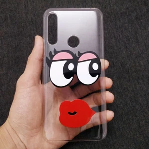 For Huawei Y9 Prime 2019 Y6P Y5P Y6S Y7A Y7P P20 P30 P40 3D Lips Eye Hard Case - Picture 1 of 1