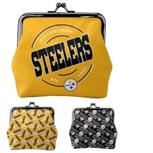 Pittsburgh Steelers Leather Coin Purse Change Purse Coin Bag Ladies Mini Wallet