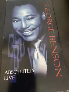 George Benson (Guitar/Vocal0Absolutely Live Pioneer (2000) Used VHS Tape-Mint - Foto 1 di 4