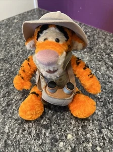 Walt Disney Parks Animal Kingdom Safari Tigger 10" Plush Authentic Disneyland - Picture 1 of 7