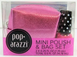 Pop-Arazzi Mini Polish & Bag Set, Metallic Pink - Picture 1 of 5