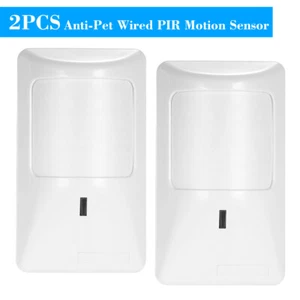 Anti-Pet PIR Motion Sensor Wired Alarm Dual Infrared Detector Pet Immune Q5K7 - Picture 1 of 12