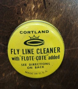 Vintage Cortland Fly Line Cleaner with "FLOTE-COTE" added fisherman's... - Picture 1 of 7