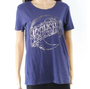 $ 29 NEU MIT ETIKETT LUCKY BRAND THE MOONSHINE DISTRESSED INDIGO KURZÄRMELIGES SHIRT GRÖSSE XS L1 - Bild 1 von 8