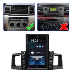 10.1" Vertical For 2003-2008 Toyota Corolla Stereo Radio GPS Navigation Android - Foto 1 di 24