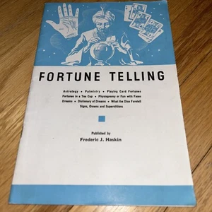 1937 FORTUNE TELLING by Frederic Haskin - Astrology / Dreams / Palmistry/ Omens - Imagen 1 de 13