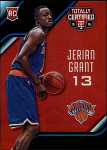 2015-16 Totally Certified Mirror Red Basketball Card #186 Jerian Grant /149 