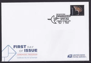 US 5799h Endangered Species Key Largo Cotton Mouse Ceremony Program FDC 2023 - Picture 1 of 3