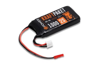 Kraftpaket 2S Lipo 1000mAh 7,4V 35-70C BEC Stecker + XH Balancer D-Power KP10002 - Bild 1 von 4