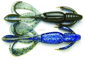 Keitech Crazy Flapper Creature Bait Craw Jig Trailer Bass Fishing Lure 3.6" 7pk - Picture 1 of 2