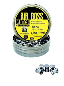 Air Boss Match Competition DIABOLOS Spitzkopf 4,5mm .177 250 Stück Munition