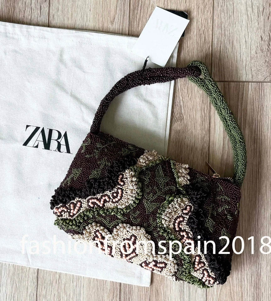 ZARA NEW WOMAN BAG WITH EMBROIDERED DETAILS 6358/610/202 - Image 1 of 1