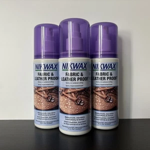 Nikwax | STOFF & LEDER PROOF | 4,2 fl oz / 125ml Flaschen | LOT / BUNDLE OF 3 - Bild 1 von 2