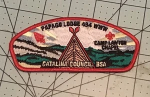 CATALINA CONSIGLIO PAPAGO LOGGIA 494 STRISCIA BOY SCOUT CSP BSA - Foto 1 di 1