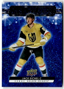 Upper Deck 2023-24 Series 2 Hockey NHL DZ-62 Jack Eichel Dazzlers Blue - Bild 1 von 2