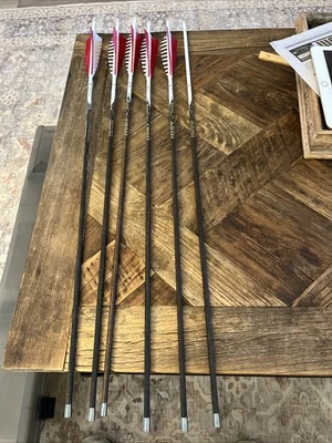 6-Easton Fred Eichler legacy 400 Shafts Cut 27 3/4” With Inserts And Hit Collars - Image 1 of 3