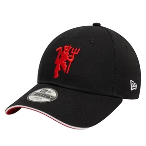 Youth New Era Black Manchester United Flag 9FORTY Adjustable Hat - Picture 1 of 5