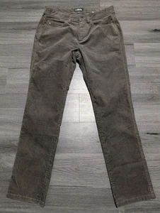 LINKSOUL Herren grau Baumwolle Polyester Mischung Cord Golf Hose Größe 32x29 - Bild 1 von 7