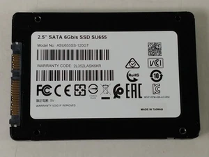 Lot of 2 ADATA SU655 ASU655SS-120GT 120 GB SATA III 2.5 in Solid State Drive - Picture 1 of 6
