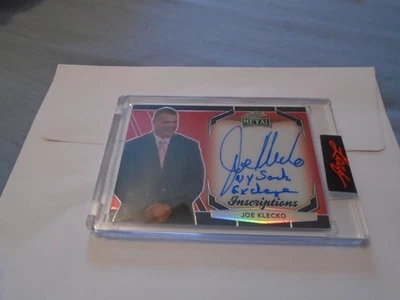 2 Leaf Sports Heroes JOE KLECKO Auto NY SACK EXCHANGE Inscripción #1/32/100 🔥 Foto 1 de 4