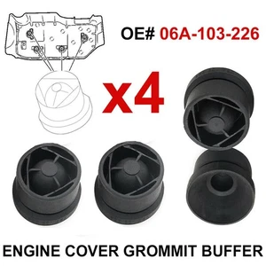 4 Hood Gasket Rubber Buffer Mounting Clips For Passat/4Motion/Santana 2008-2015 - Picture 1 of 12