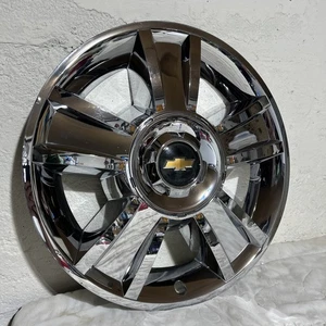 09-14 Chevy Suburban Avalanche 20” OEM Chrome Wheel Skin Cover Hub Cap 9597222 - Picture 1 of 9