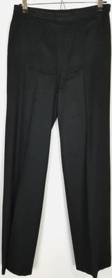 Pantalones Pantalón Max Mara Mujer Lana Talla US 6 Negro Recto Oficina Preppy Italia Foto 1 de 4