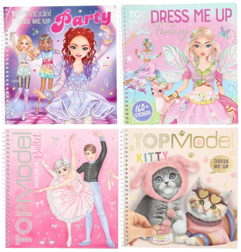 Depesche Top Model Dress Me Up Sticker Book - Price Per Item - You Pick - Image 1 of 1