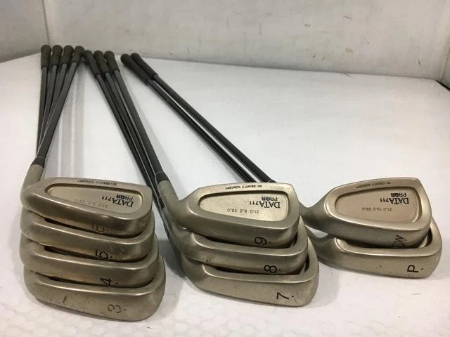 PRGR DATA 711 Iron Set 9pcs 3-PW-SW Original Carbon Flex M-40 - Image 1 of 4