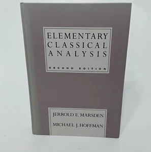 Elementary Classical Analysis, 2nd Edition By Jerrold E. Marsden & Michael J. - Picture 1 of 6