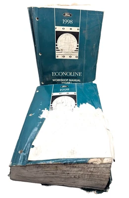 1998 Ford Econoline E150 E250 E350 фургон магазин сервис ремонт руководство 7,3 л дизель xo - Изображение 1 из 4