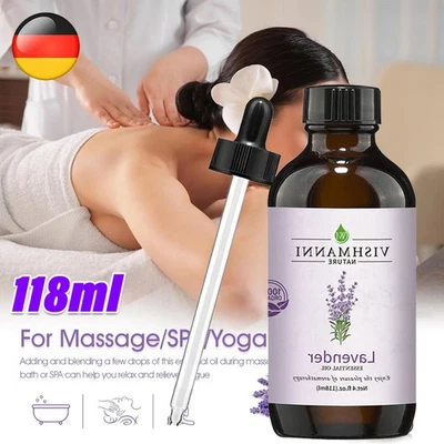 MARKENLOS Ätherisches Lavendelöl 118ml 100% Natürliche ätherische Öle Ätherische Lavendel
