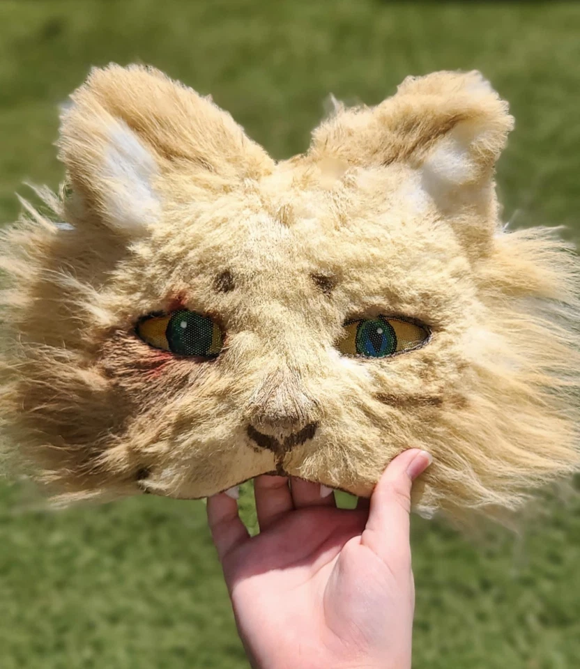 Máscara Therian puma completamente peluda/peludo/máscara de gato cosplay Foto 1 de 1