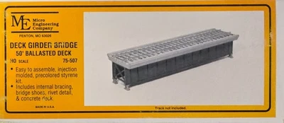 Micro Engineering 75-507 HO 50' Ballasted Deck Girder Bridge Kit - Image 1 of 2