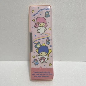 Sanrio Kiki Lala Little Twin Stars Pencil Case Vintage 1990 - Picture 1 of 9