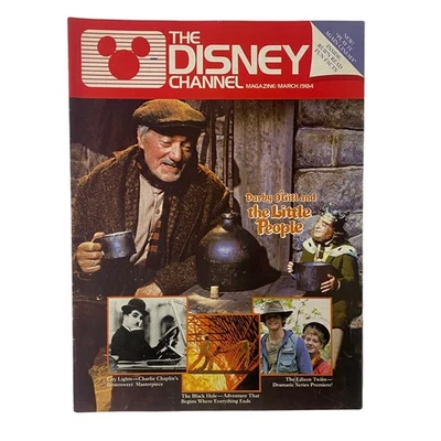 The Disney Channel Magazine March 1984 Darby O'Gill and The Little People VG - Image 1 of 4