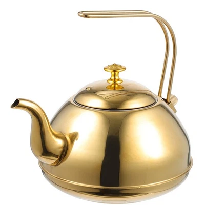 1pc Stainless Steel Tea Pot Home Filter Stainless Steel Cook Times - Image 1 of 4