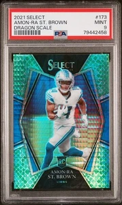 2021 Panini Select Dragon Scale Amon-Ra St. Brown #173 PSA 9 - Picture 1 of 1