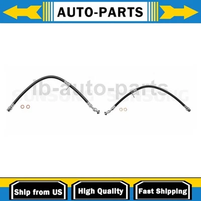 2x Manguera de freno delantera para Geo Prizm 1993-1997 Toyota Corolla 1995-1997 Foto 1 de 4