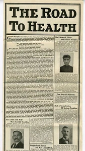 1910 LG Quack Medine Flyer Bodi-Tone Co Chicago Il - Imagen 1 de 2