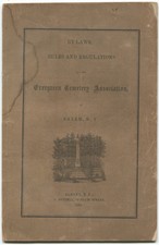 By-Leis, regras e regulamentos da associação Cemitério Evergreen, De Salem,