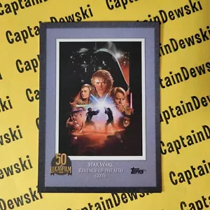 REVENGE OF THE SITH 2021 Topps Now Star Wars: Lucasfilm 50 aniversario PR3715 - Imagen 1 de 2